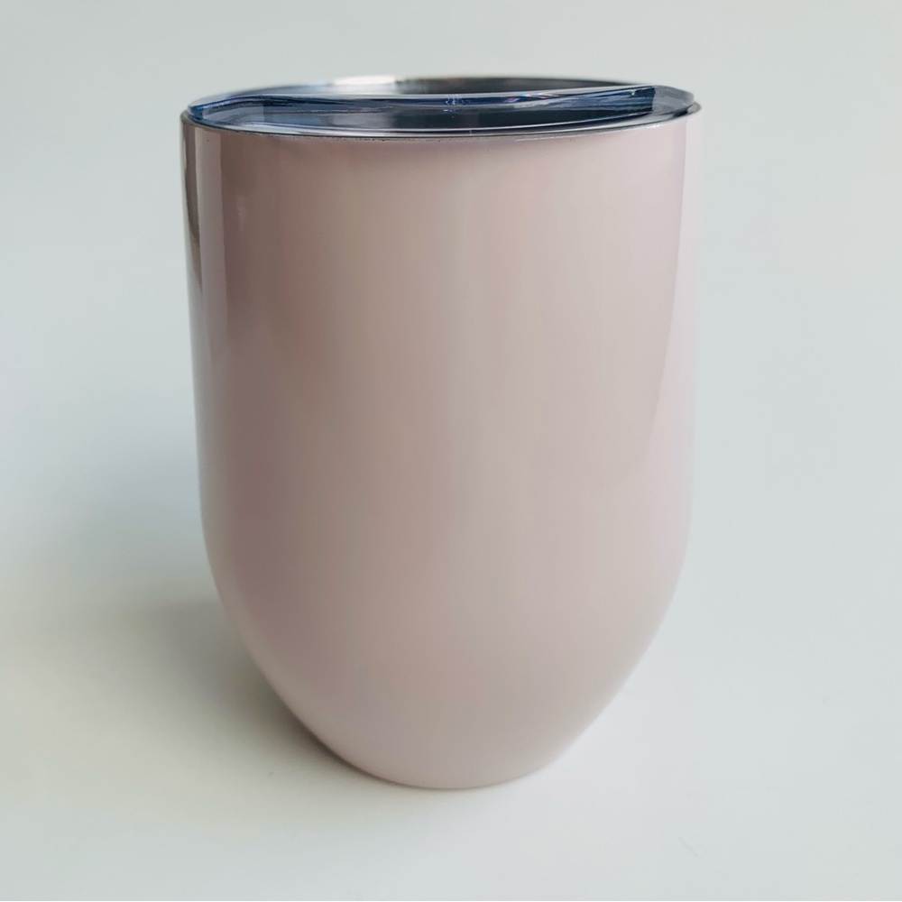 Stemless Wine Tumbler 12oz Pink Blush Bride NWT - Picture 3 of 11